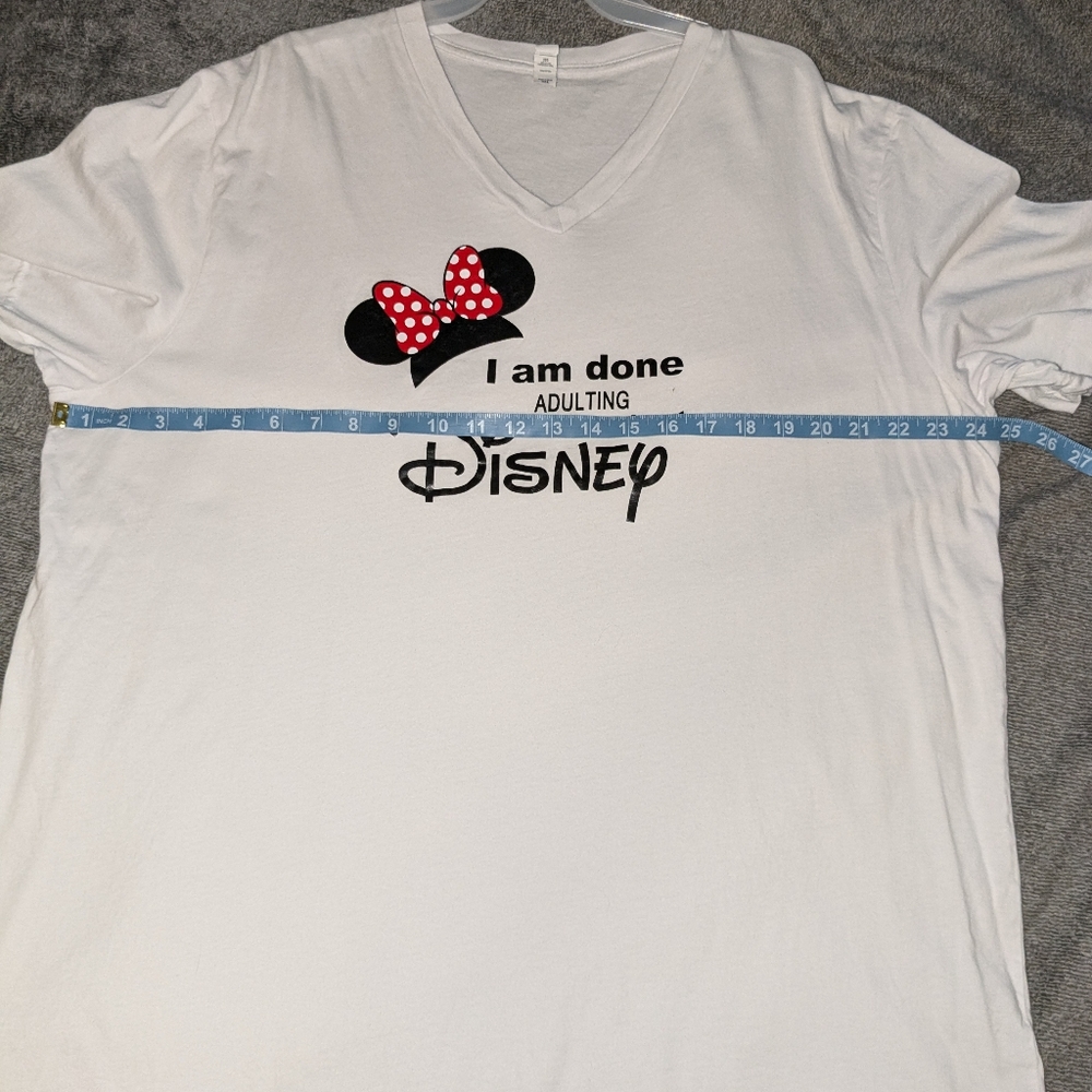 “Going to Disney” Adult 2XL White T-Shirt - Picture 5 of 7